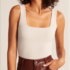 NWT Abercrombie & Fitch LuxeLoft Squareneck Tank